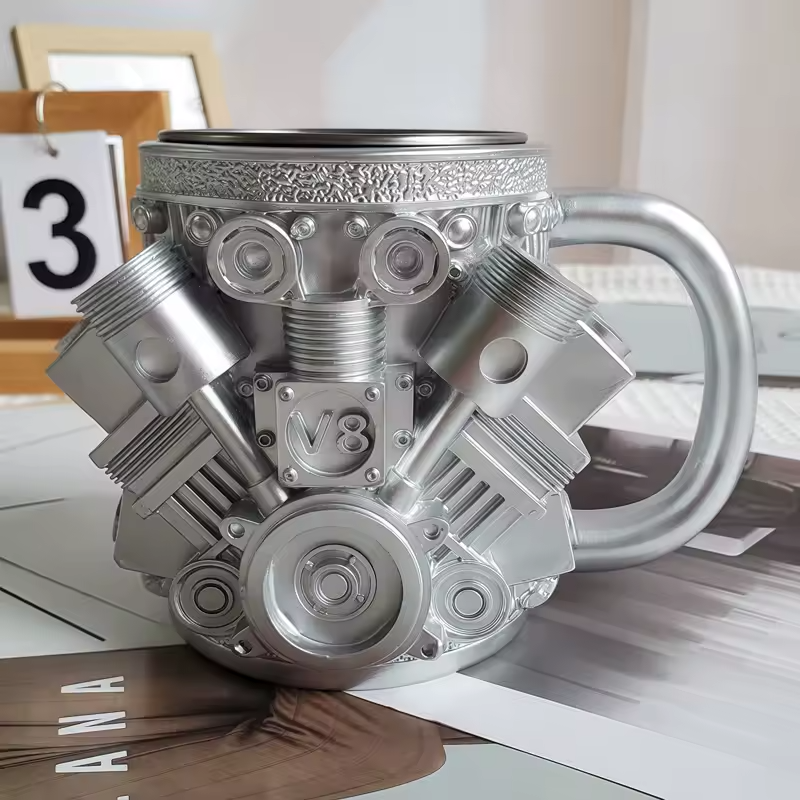 PistonMug™ V8 Motor – Paslanmaz Çelik Kupa Bardak