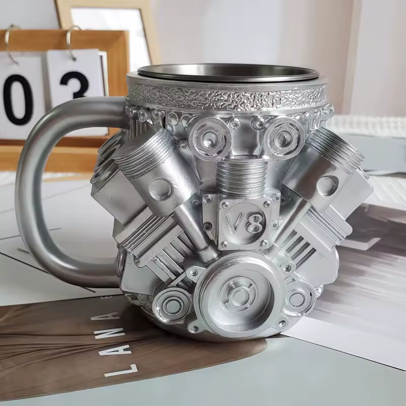 PistonMug™ V8 Motor – Paslanmaz Çelik Kupa Bardak