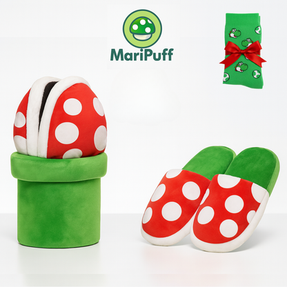 MariPuff™ Saksı Kılıflı Peluş Terlik