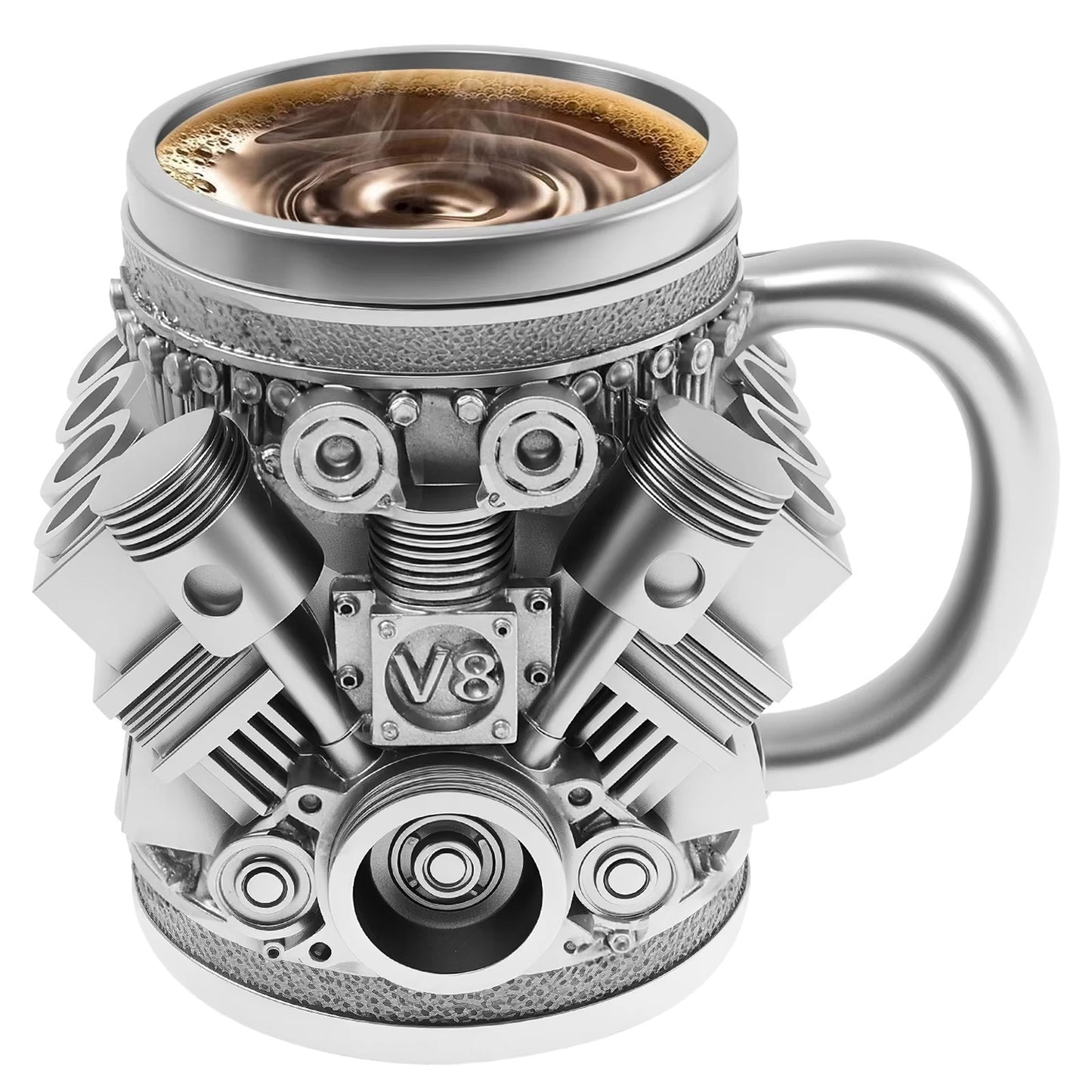 PistonMug™ V8 Motor – Paslanmaz Çelik Kupa Bardak